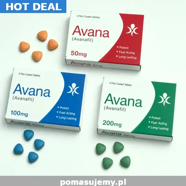 Oferta: Avana 50mg - kup teraz z dostawą BLIK